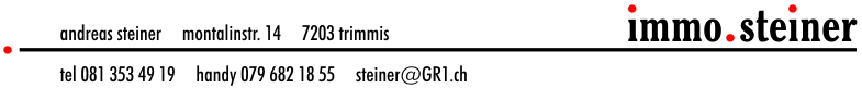 steiner immobilien trimmis